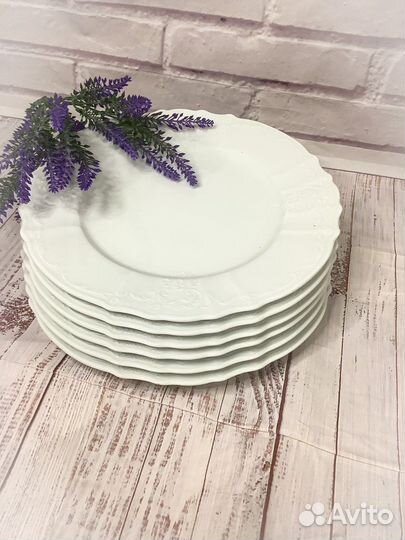 Тарелки. Недекорированный фарфор Чехия Бернадотт