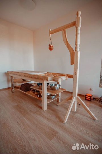 Дхарапати стол для аюрведического массажа