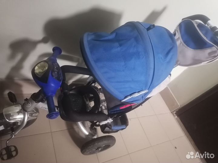 Велосипед коляска с ручкой