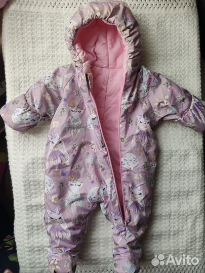 Конверт комбинезон на выписку девочки демисез зима