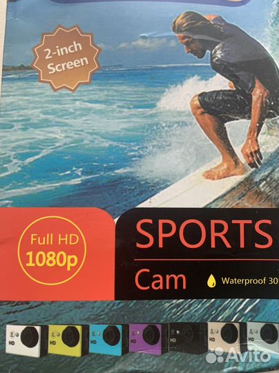 Экшн камера HD водонепроницаемая