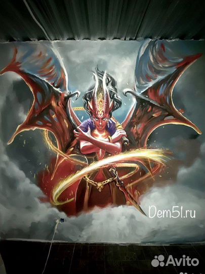 Художник, роспись стен, граффити