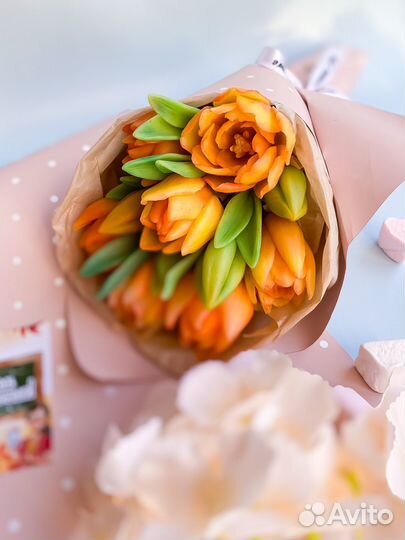 Букет из мыла. Мыло ручной работы