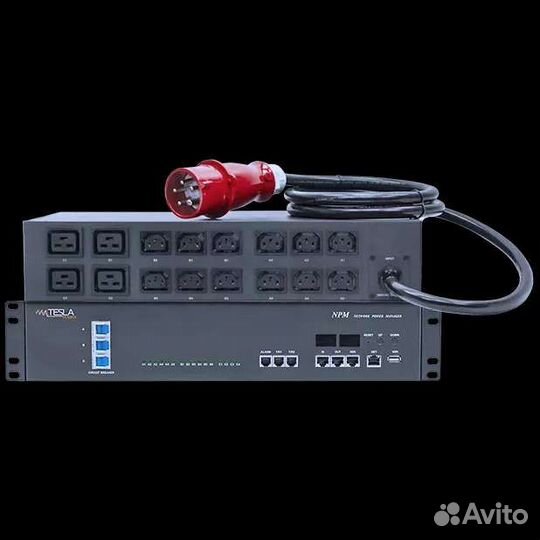 Управляемый блок розеток Tesla Power серии PRO