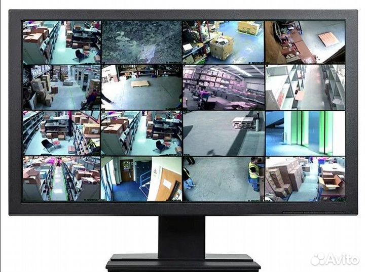 Комплект регистратора видеонаблюдения с камерами