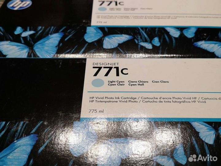 Картриджи hp 771c B6Y12A