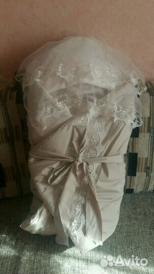 Зимний конверт на выписку