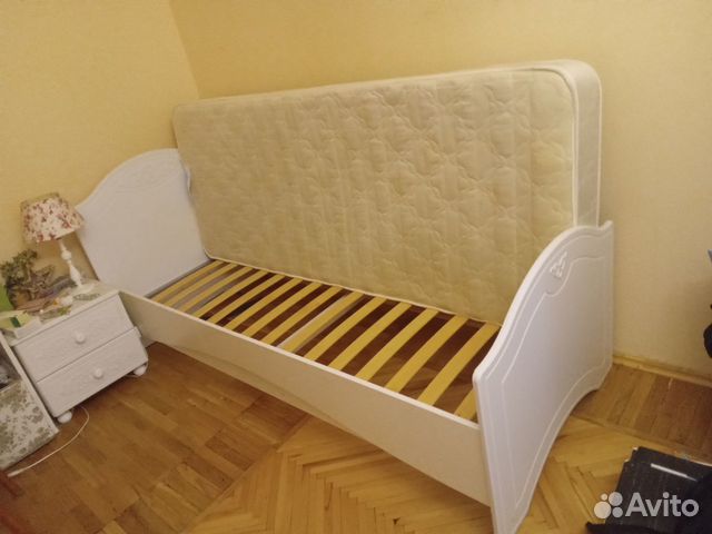 Кровать для девочки 80х200 с матрасом объявление продам