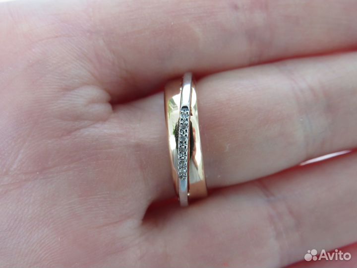 Бриллианты Серебряное кольцо Серебро 925 Клейма