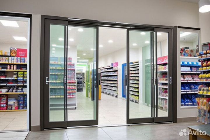 Двери раздвижные стеклянные сборка за 34-48 ч