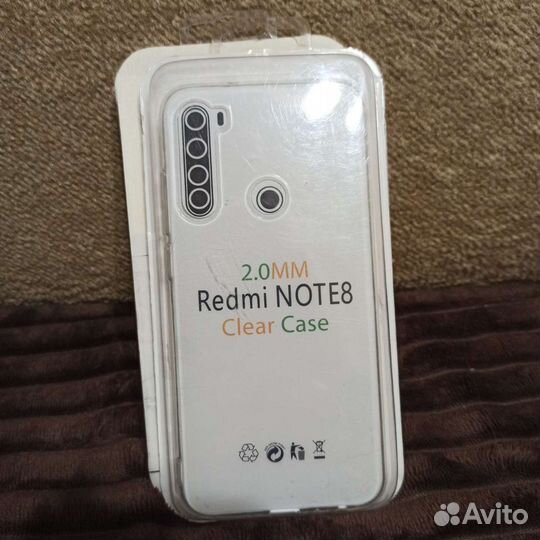 Чехол для xiaomi redmi note 8 новый