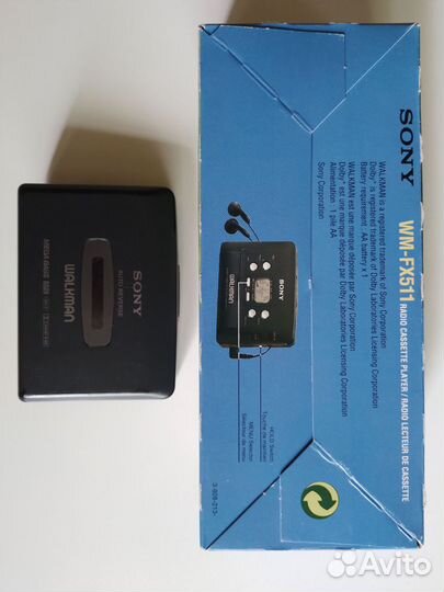 Аудиоплеер Sony Walkman WM-FX511 made in Japan