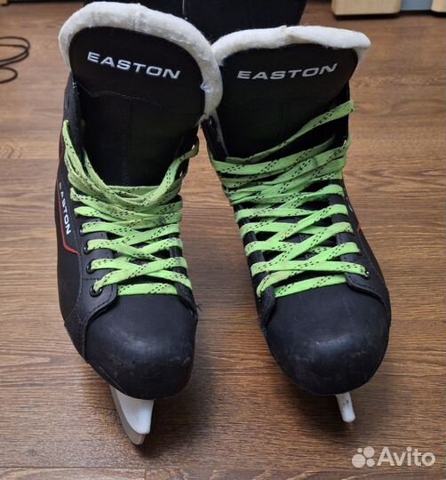 Хоккейные коньки Easton, фигурные коньки Larsen