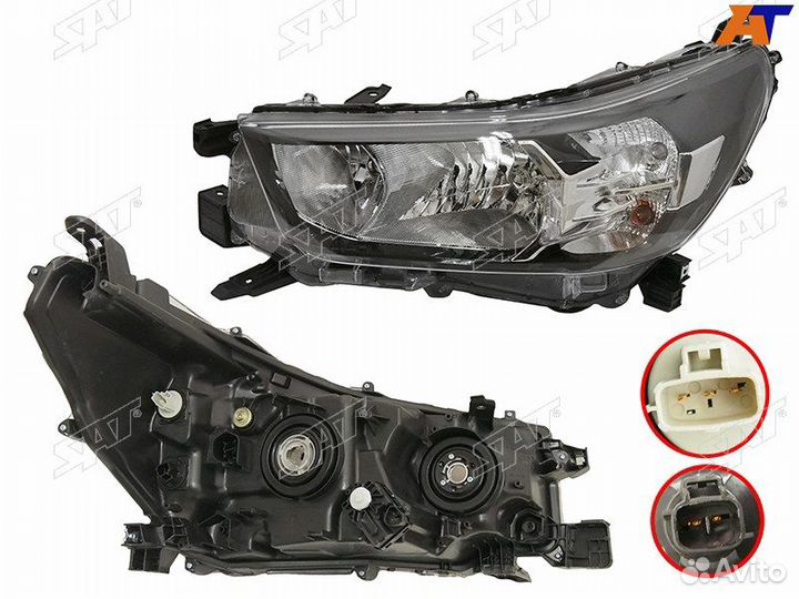 Фара toyota hilux 20- LH галоген