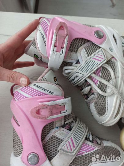 Ролики rollerspace детские 27-29 для девочки