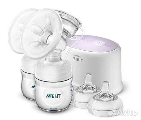 Молокоотсос электрический двойной avent(как новый)