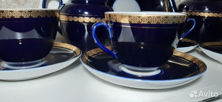 Сервиз лфз кобальт СССР
