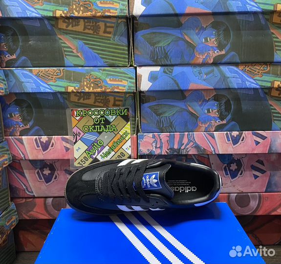 Кроссовки Adidas Samba Vegan ultra black. (36,37)р