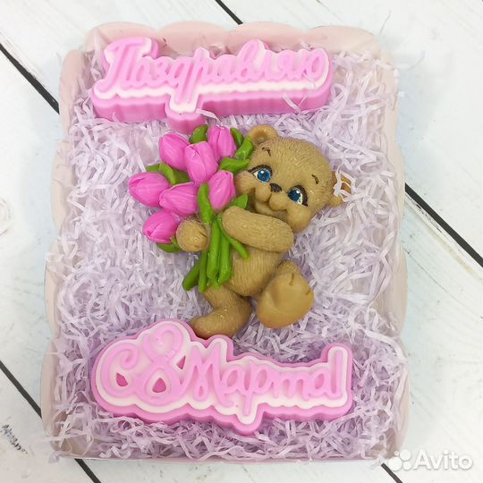 Набор из мыла к 8 марта