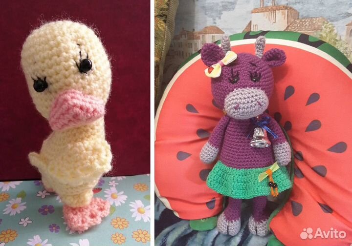 Вязанные игрушки ручной работы