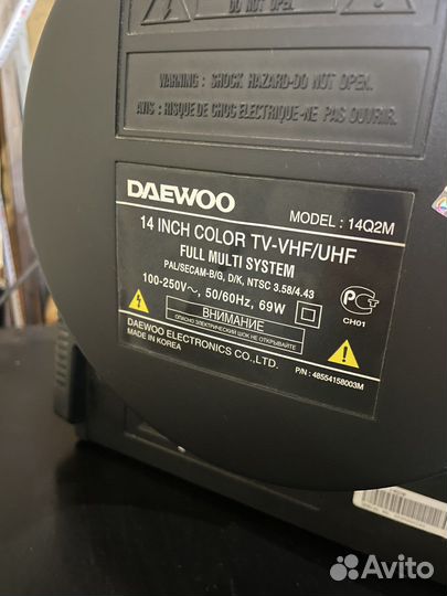 Телевизор daewoo