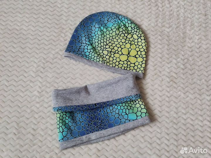 Шапка и снуд трикотаж