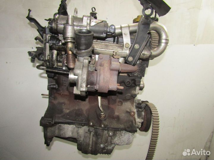 Двигатель без навесного Рено Сценик 2005г 1.5л