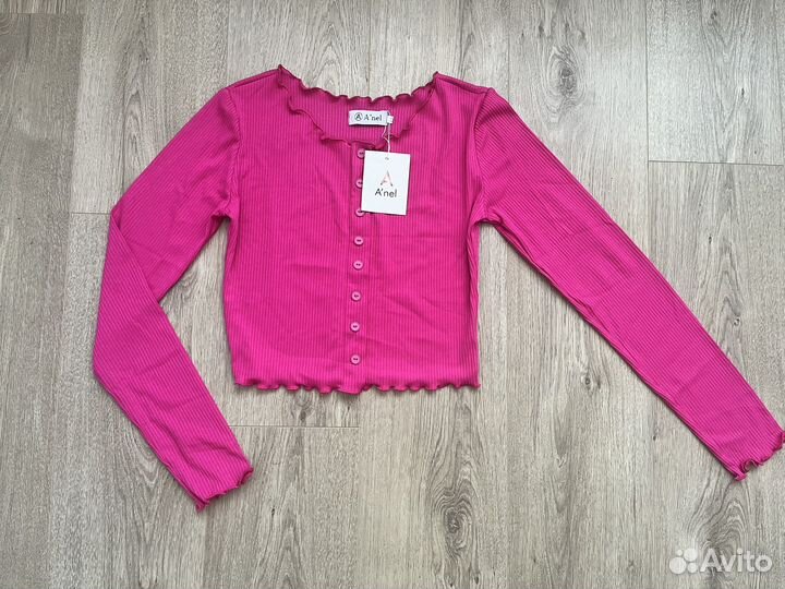 Ярко-розовый костюм, размер 42-44