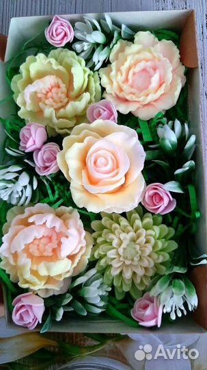 Мыло в крафт-коробке