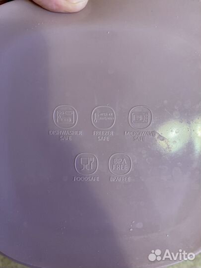 Набор детской посуды силиконовый