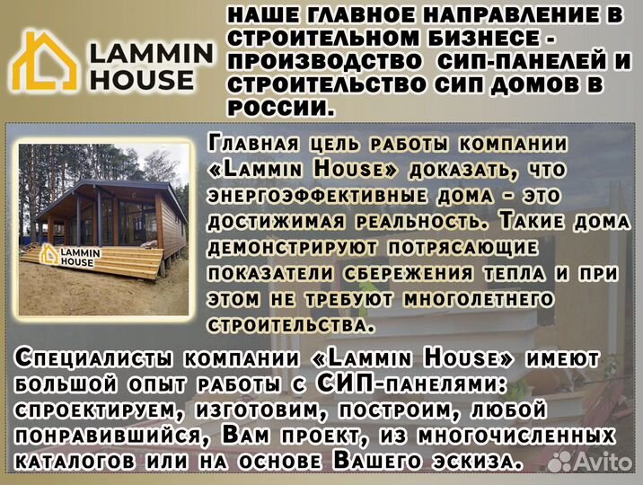 Сип панели 2500х625х124 мм. Все типы