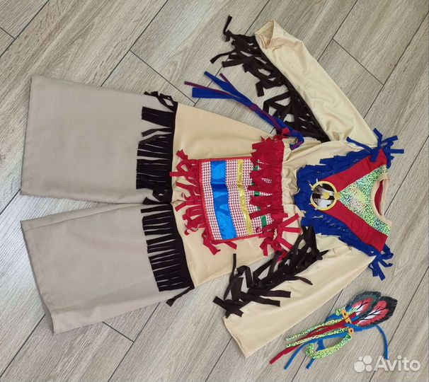 Прокат костюм индейца