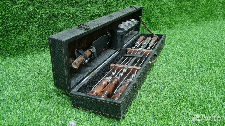 Набор шампуров Подарочный набор + Нож Кизлярский