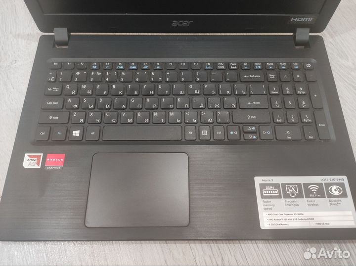 Ноутбук acer aspire 3