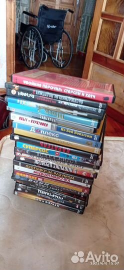 Двд диски фильмы 150 шт