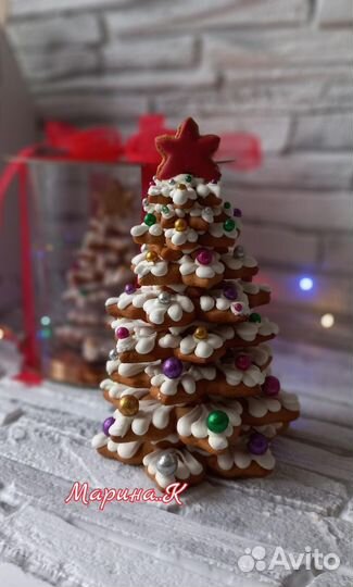 Пряничный домик, пряники новогодние