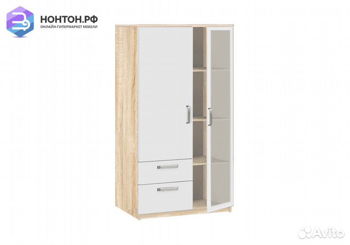 Шкаф Сонома 14.10 дуб сонома / белый
