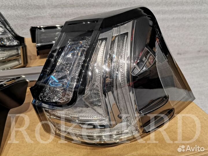 Задние фонари Lexus LX 570 Black Vision