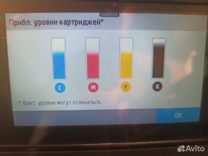 Цветной струйный мфу принтер HP office jat 8730