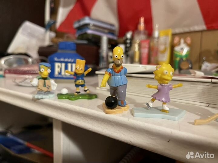 Фигурки симпсоны из киндера the simpsons