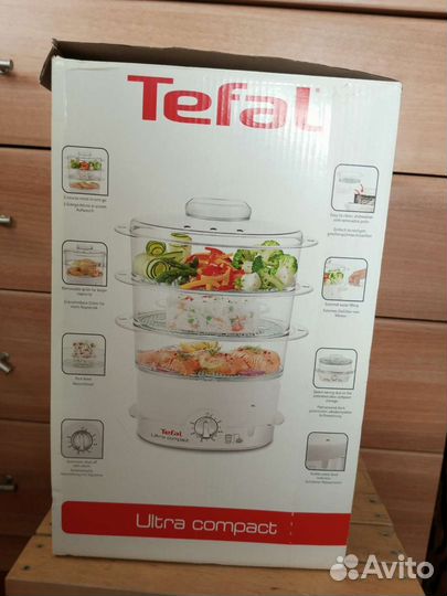 Пароварка tefal трехяруcная VC1006 30