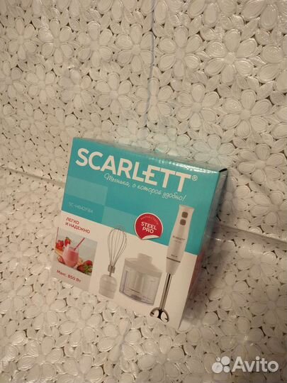 Новый погружной блендер Scarlett