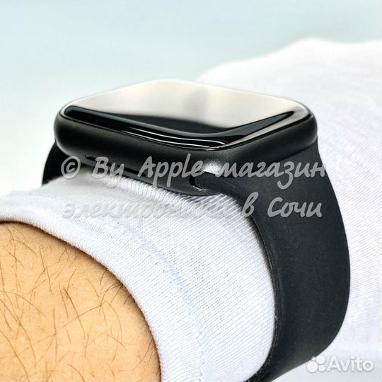 Apple watch 9 44 mm (новые, black)