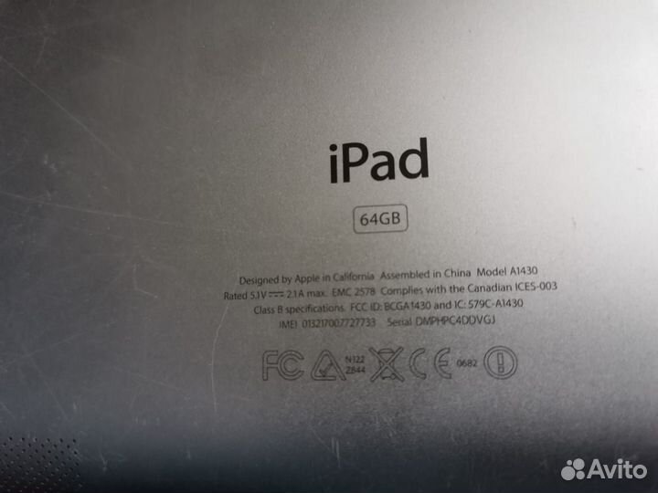 Планшет apple iPad 2 64GB