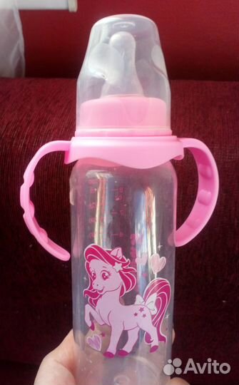 Бутылка новая и ниблер для кормления