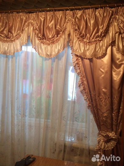 Ночные шторы+Ламбрекен
