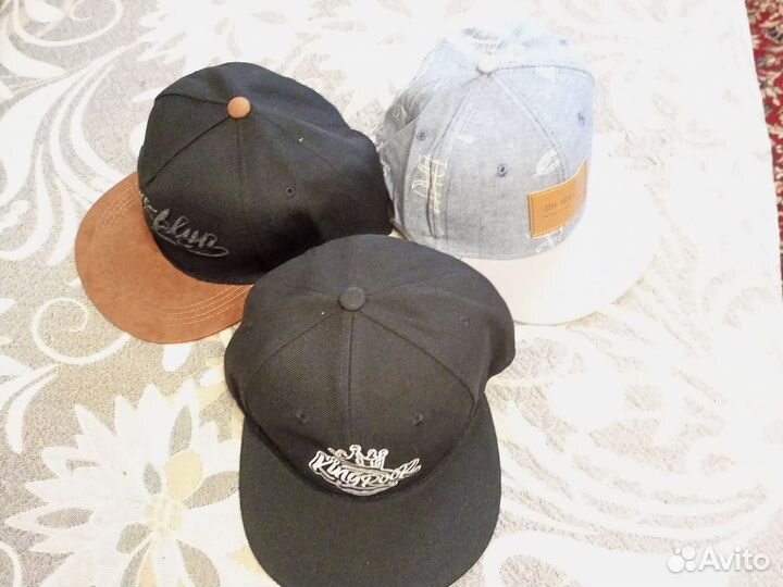 Кепка реперская с прямым козырьком