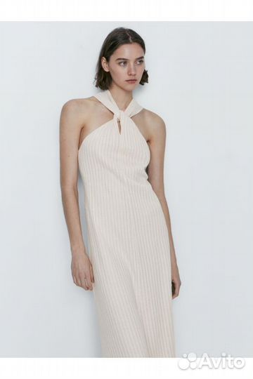 New платье Massimo dutti фактурный хлопок М Spain