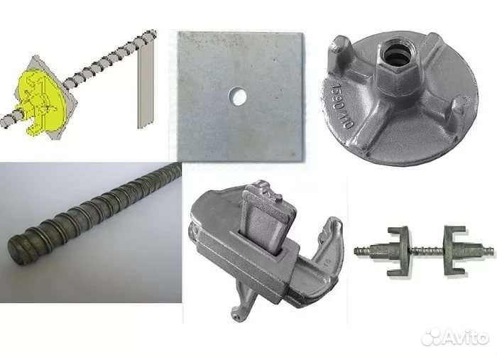 Клиновые замки к стеновой опалубке