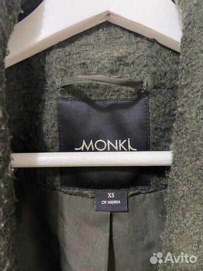 Пальто Monki XS хаки